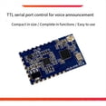 thumbnail image 2 of Módulo de Síntesis de Voz WiFi+BLE+TTS. Reproducción de Texto A Voz. Compatible con e Inglés. Inteligencia Artificial V40., 2 of 5