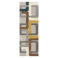 thumbnail image 6 of Surya Forum FM-7159 60 x 96" Rectangle Modern Wool Rug in Gray/Mustard/Ivory, 6 of 11