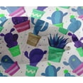 thumbnail image 5 of oneOone Polyester Lycra Fabric Leaves & Floral Block Printed Fabric 1 Yard 56 Inch Wide, 5 of 5