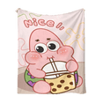 thumbnail image 1 of Manta de franela suave con estampado digital Patrick Star, 300 g, 1 of 5