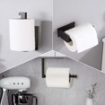 thumbnail image 5 of (Plata) Portarrollos de papel higiénico, Portarrollos de papel higiénico no poroso, Portarrollos de papel de acero inoxidable para baño, cocina JM, 5 of 5