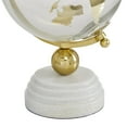 thumbnail image 4 of DecMode 5" Gold Globe with Marble Base and Tiered Base, 4 of 8
