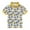 Yellow, variant on Akiihool Boys Golf Shirts Summer Toddler Boys Girls Short Sleeve Cartoon Prints T Shirt Tops Clothes(Yellow,5-6 Years)