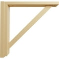 thumbnail image 3 of Ekena Millwork 2 1/2"W x 14 3/4"D x 14 1/4"H Traditional Shelf Bracket, Alder, 3 of 4