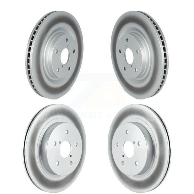 Genius Front Rear Coated Disc Brake Rotors Kit for Car Subaru Outback WRX Legacy KG-101823