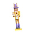 thumbnail image 5 of guohui Easter Bunny Nutcracker Decor Easter Decoration for Party Decor Holiday Home yellow, 5 of 9