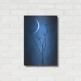 thumbnail image 3 of Luxe Metal Art 'Blue Crescent Moon' by Philippe Sainte-Laudy, Metal Wall Art, 16"x24", 3 of 9