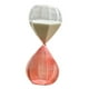 thumbnail image 1 of Reloj de arena de cristal con adorno, regalo novedoso, reloj de arena con temporizador Rosa, 1 of 9