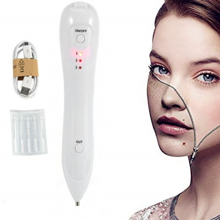 Yosoo Skin Tag Remover, Remove Acne Dot Spots Point and Pigmentation Tattoo Skin without Pain Beauty Facial Machine with USB Charging (The Best Way To Remove Skin Tags)