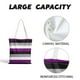thumbnail image 3 of Hukapapa Bolsas para computadora portátil con Estilo Reutilizables para Mujeres Hombres Bolsas de Mano de Rayas de Trabajo, 3 of 5
