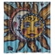 thumbnail image 1 of ABPHQTO Cortina de ducha Sun Moon Cortina de ducha impermeable 160x180 cm, 1 of 2