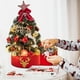 thumbnail image 4 of Mini árbol de Navidad con luces - Árbol de sobremesa de 17,7" o 23,6" con 20 conos LED y decoraciones • Alimentado por pilas • Decoración navideña para la oficina en casa, 4 of 6