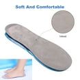 thumbnail image 6 of 3 Pairs Silicone Gel Insoles Shock Absorption Arch Support Man Women Shoe Insert Blue, 6 of 10
