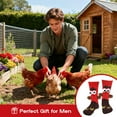 thumbnail image 5 of Funny Redchicken Socks for Men Women Teen Boys -Cute Novelty Crazy Silly Cool 3D Animal Socks Gift for Chicken Lovers - Fathers Valentines Birthday Fun Gift Ideas Christmas Stocking Stuffers, 5 of 7