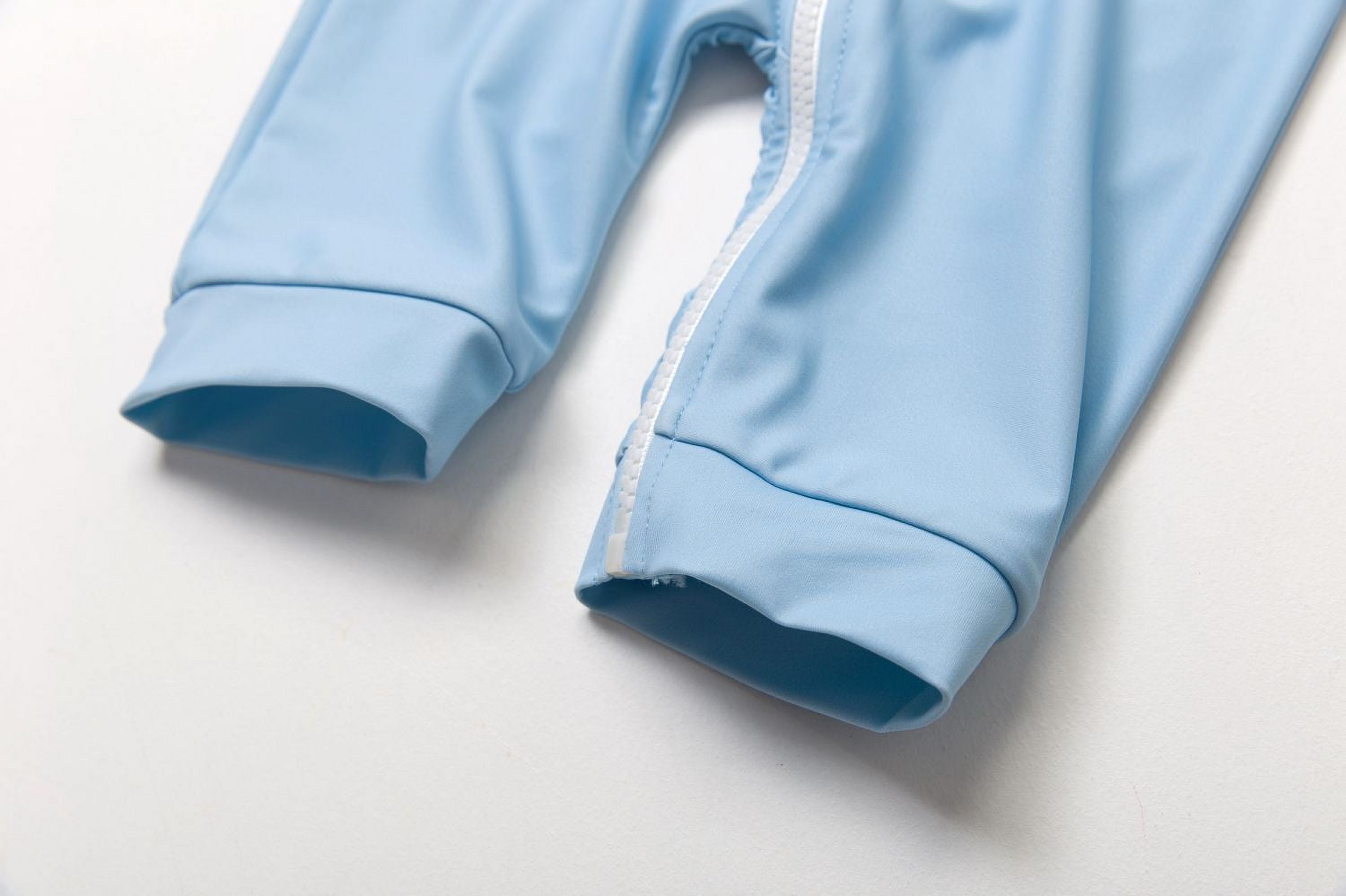 BONVERANO Maillot De Bain Bébé Garçon Manches Longues – Fermeture Éclair, UPF 50+, Tissu Anti-Chlore – Confort & Protection Max