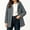 Gray, variant on Vrorvz Womens Hooded Sherpa Jacket Long Sleeve Button down Jackets Winter Soft Warm Outerwear Coat