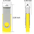 thumbnail image 3 of 10 Pack Usb Flash Drives Usb 2.0 Thumb Drive Bulk Pack Swivel Memory Stick Fold Storage Jump Drive Zip Drive-Good, 3 of 5