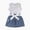 A11 White, variant on kaprioy Toddler Girl Clothes Toddler Baby Girl Summer Outfit 9 12 18 24 Months 2T 3T 4T Round Neck Lace Sleeve Tank Top and Skirt 2 Pcs Clothes Set