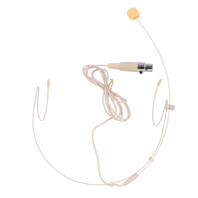 Single Ear Headset Microphone, High Sensitivity Zero Delay Earset Headworn Microphone Powerful Light Weight for Indoor Outdoor Activities