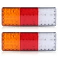 thumbnail image 2 of 12v Taillight  Truck Trailer Boat Taillight  Truck Trailer Indicator Lamp 2 X 12V 75-LED Truck Trailer Boat Rear Tail Brake Reverse Taillight Indicator Lamp Waterproof, 2 of 8