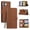 Brown, variant on Allytechgroup Wallet Case for iPhone 16 Plus with Credit Card Slot, [RFID Blocking] Protective Shockproof PU Leather Stand Flip Cover Compatible with iPhone 16 Plus, Rosegold