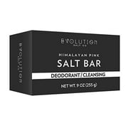 Angle View: Evolution Salt Crystal Salt Bar - Deodorant Cleansing - 9 oz