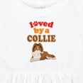 thumbnail image 4 of Inktastic Rough Collie Dog Girls Baby Dress, 4 of 5