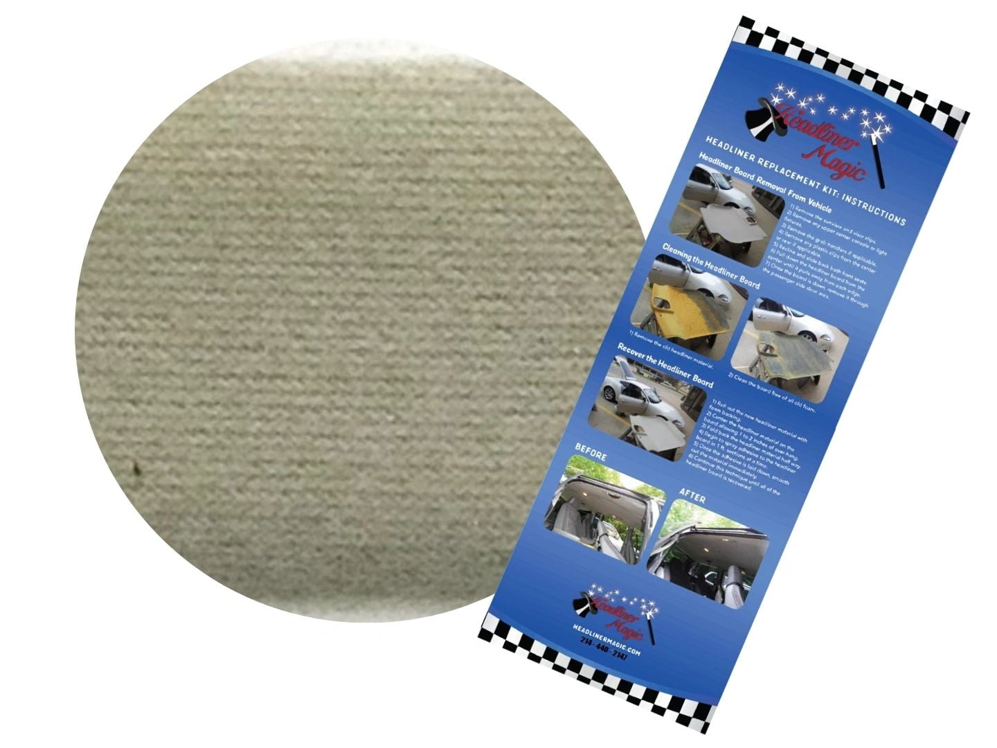 2004 Dodge Dakota Headliner Replacement Kit