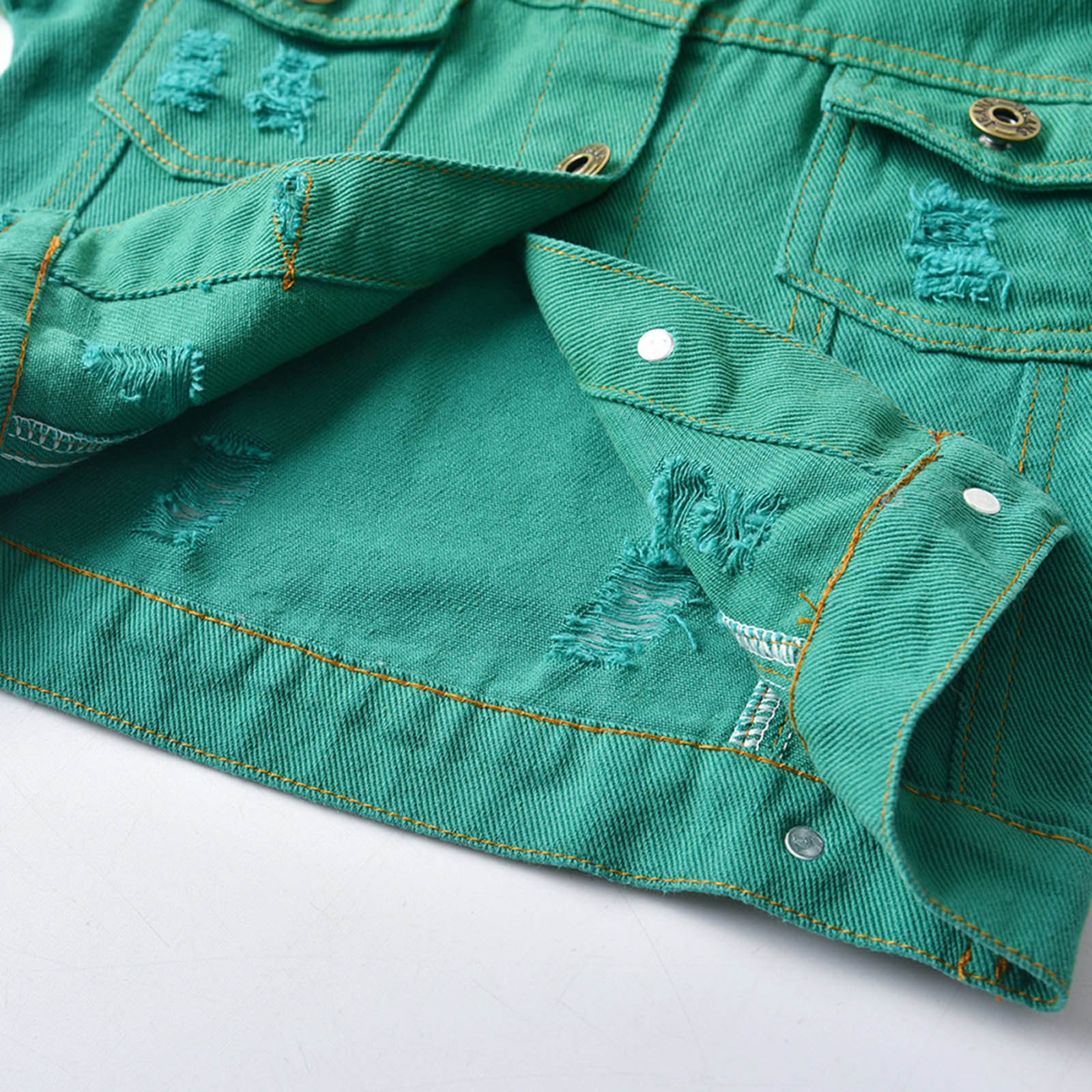 SGMVNU Toddler Boys Girls Jean Jacket Kids Denim Jacket Long