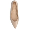 thumbnail image 4 of Journee Womens Pammie Slip On Pointed Toe Kitten Heel Pumps, Widths Available, 4 of 8