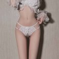 thumbnail image 4 of ZVNAΖH Women Sexy Lace Lingerie Panties G String Thong Underwear, Valentine's Day Supplies, Floral Lace Mesh Hollow Out See Though Panties, 4 of 7