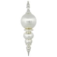 thumbnail image 1 of Vickerman Vickerman 28" Champagne Shiny Finial Christmas Ornament, 1 of 2