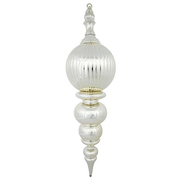Vickerman Vickerman 28" Champagne Shiny Finial Christmas Ornament