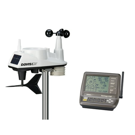 Davis Instruments Vantage Vue Wireless Weather Station with Accessories Included, Black