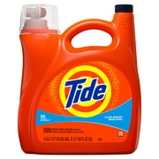 Angle View: Tide Liquid Laundry Detergent, Clean Breeze, 96 Loads 150 fl oz