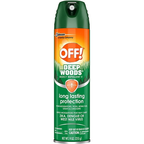SC Johnson Deep Woods Insect Repellent - Unscented, Mosquito Protection - 9 oz
