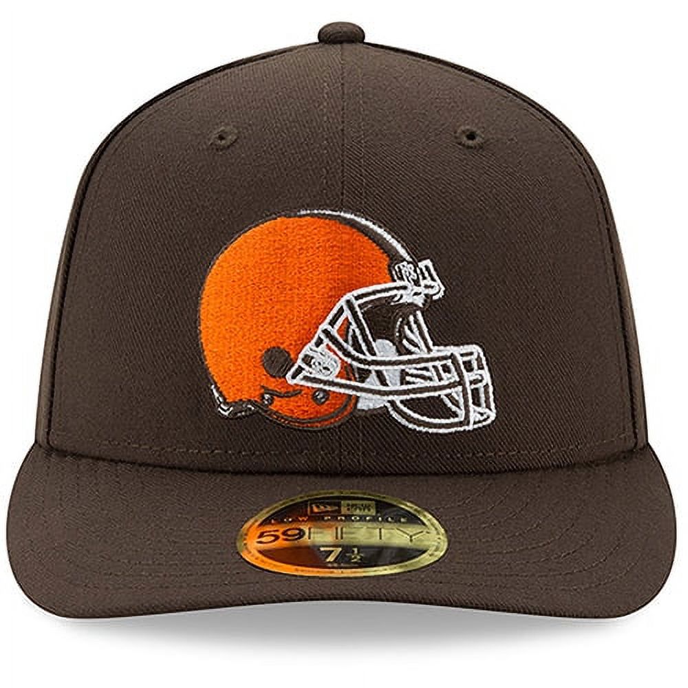 Men's New Era Brown Cleveland Browns Omaha Low Profile 59FIFTY Structured Hat - image 2 of 5