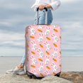 thumbnail image 4 of Wukai Rabbit And Carrot Elastic Luggage Cover: Personalized Protection for Your Suitcase - Fits 19~29-inch, Washable & Durable Travel Companion-X-Large, 4 of 8