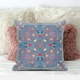 thumbnail image 3 of Amrita Sen Designs  28 x 28 in. Paisley Leaf Geo Duo Broadcloth Indoor & Outdoor Blown & Closed Pillow - Multi Color, 3 of 4