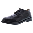 thumbnail image 5 of Polo Ralph Lauren Wing Tip Oxford PS Boys Shoes Size 2, Color: Black, 5 of 5
