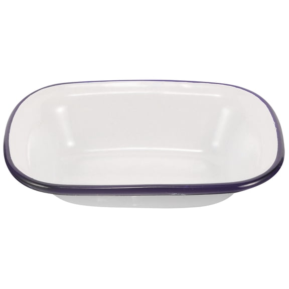 Soimiss Enamel Roasting Pan Baking Pan Blue 1Pcs