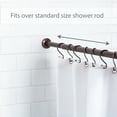 thumbnail image 3 of Bath Bliss Zinc Alloy Shower Curtain Rings, Bronze (12 Count), 3 of 6