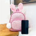 thumbnail image 2 of LWNYDPLSD Sequin Backpack for Women Cute Panda Multi Color Backpack Trendy Aesthetic Going Out Backpack for High School College Student, 2 of 3