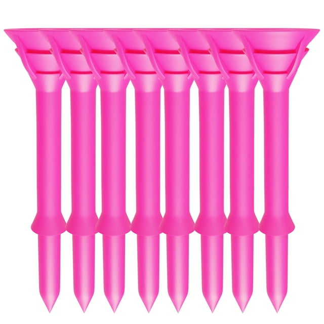 Golf Tees Plastic Unbreakable Long 3 1/4 inch Cup Bulk Value 24 Pack,Golf Tee Upgrade Low Resistance Cushion Multiple Colors