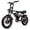 Black Dual drive, variant on UL2849 Electric Bike for Adults - Peak 2000W Motor, 20"x4" Fat Tire,48V/25AH, Full Suspension, 7-Speed