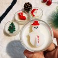 thumbnail image 5 of TIMIFIS 4Pcs Christmas Tealight Candles Mini Cute Handmading Santa Claus,Snowman,Christmas Tree,Shoes Candles,Christmas Gifts for Woman Adult and s Christmas Gifts, 5 of 5