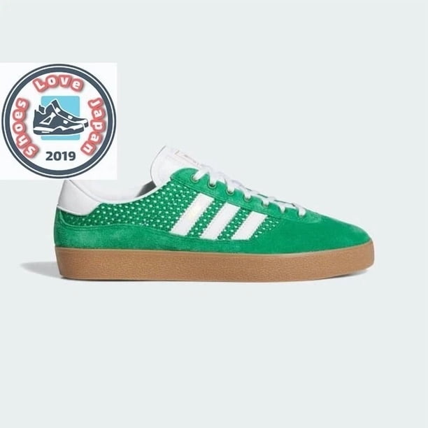 Adi-das Originals Puig Indoor JH8163 Green/Cloud White/Gum Men Skateboarding Shoe
