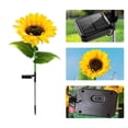 thumbnail image 4 of 5 Pack Solar Sunflower Light, Single Head Vivid Sunflower Waterproof Solar Auto Light Up, LED Lamp for Patio Yard Walkway Wedding Party Night Decoration, 4 of 9