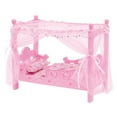 thumbnail image 3 of Doll Bed with Canopy Blanket And Pillows for s, 3 of 6