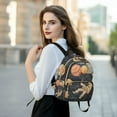 thumbnail image 6 of FORMRS Mini Backpack Purse for Women Travel Daypack Casual Shoulder Bag, Retro Watercolor Planet, 6 of 7
